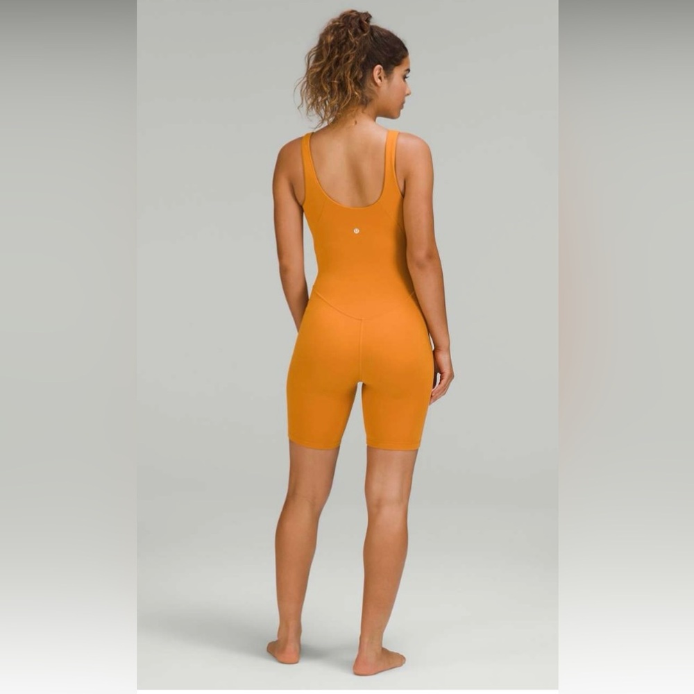 NWT Lululemon Align Bodysuit 8" - Autumn Orange - Size 2 - Picture 4 of 4